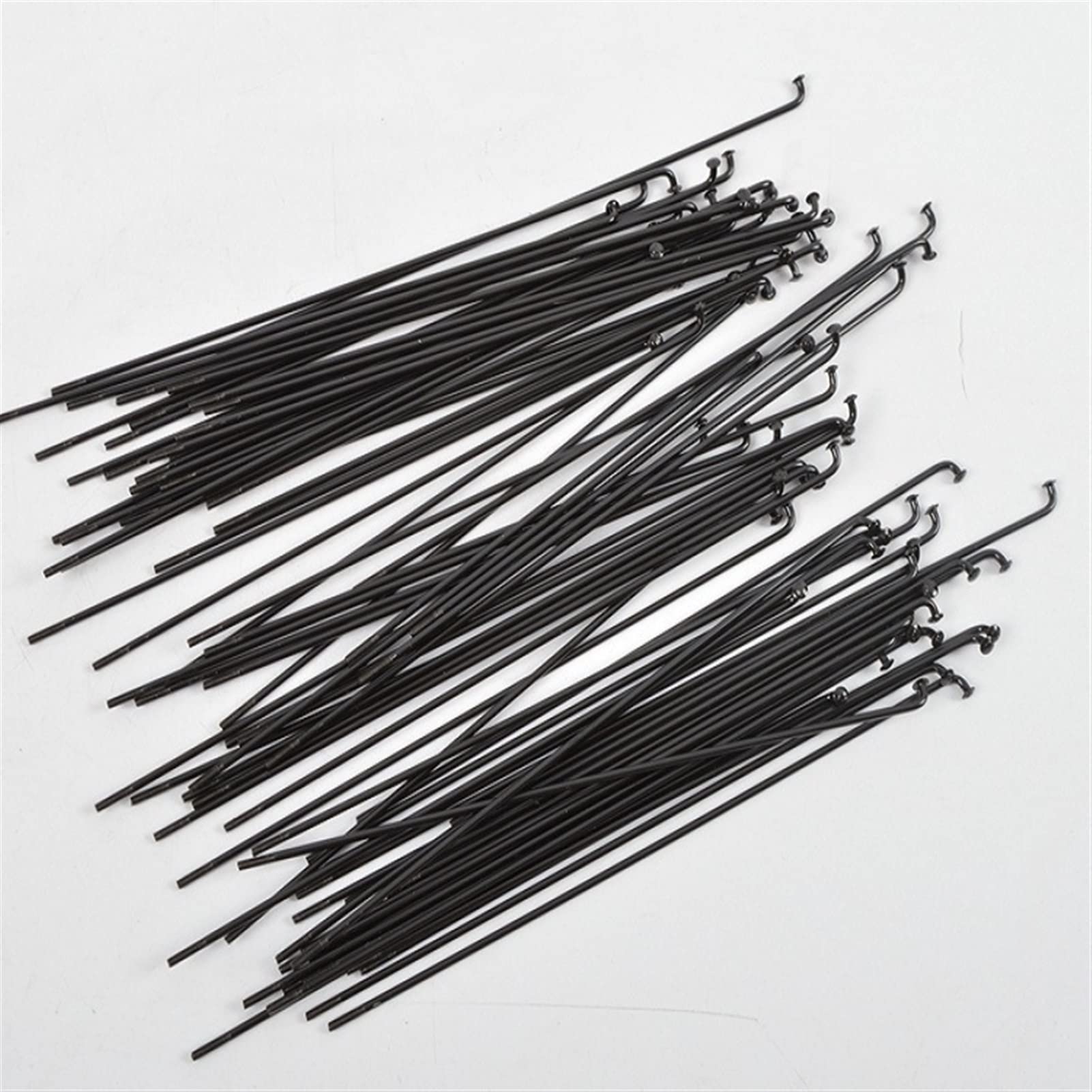 Rayons de vélo 14G avec capuchon en cuivre acier résistant noir