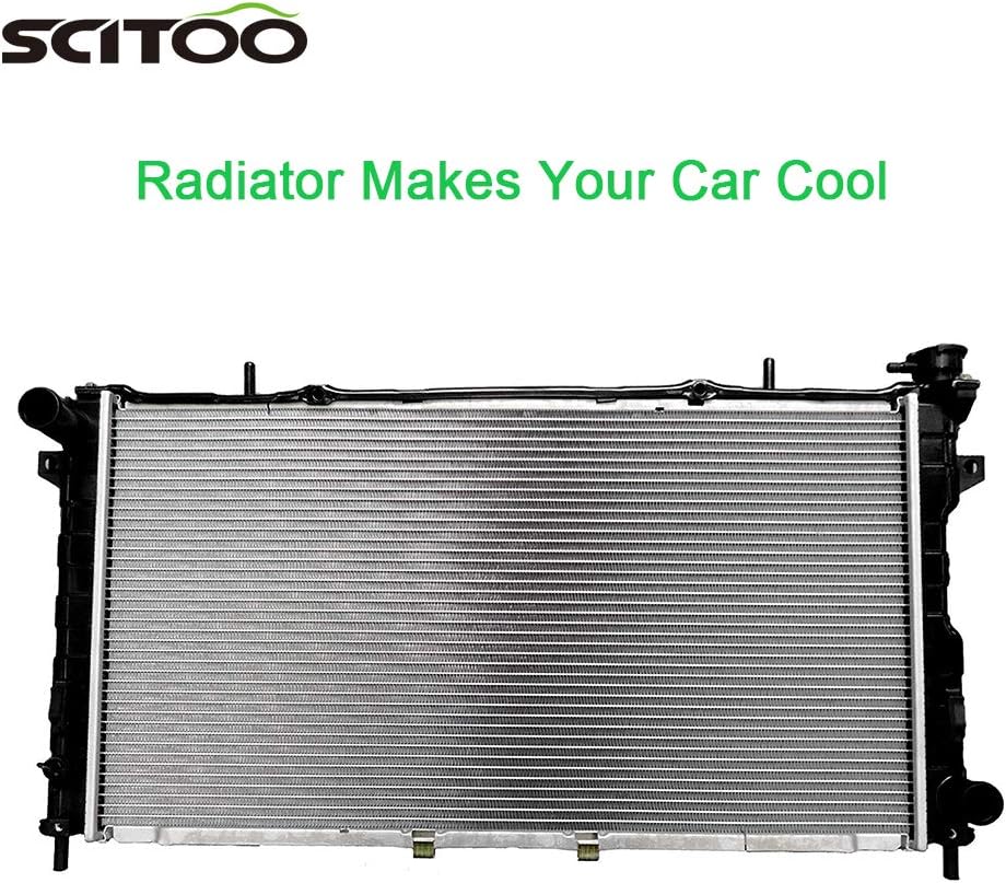 Radiator Fit for Dodge for Grand Caravan 3.8L 2001-2004 for Chrysler for Voyager 3.3L 2001-2003 Replacement New Aluminum Radiator