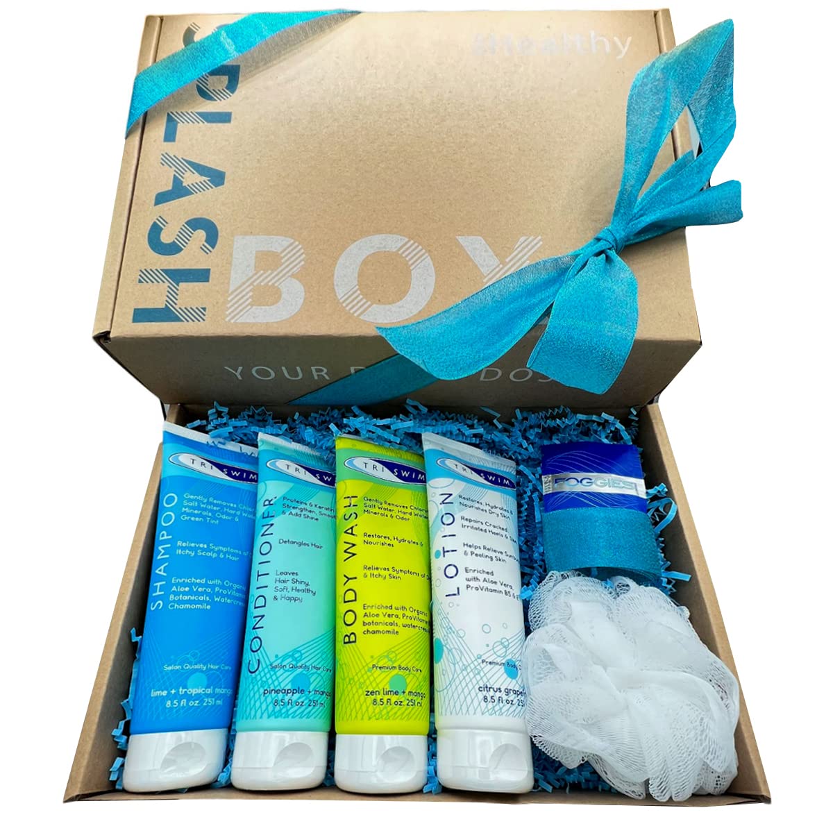 TRISWIM Splash Box Set of 6 Chlorine Removal Body Wash