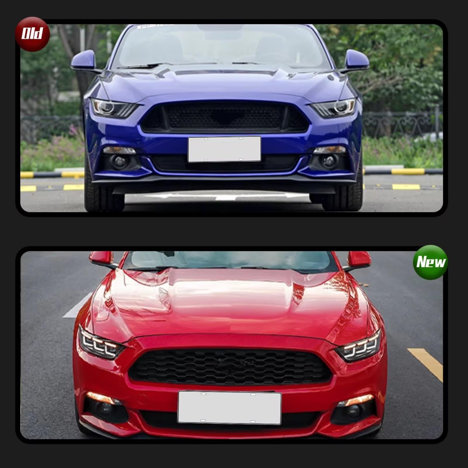 Piloto Delantero Compatible Con Ford Para Mustang 2010 2011 2012 2013 2014 2015 Lámparas De Repuesto Coche Luces Diurnas Intermitentes Dinámicos, Accesorios