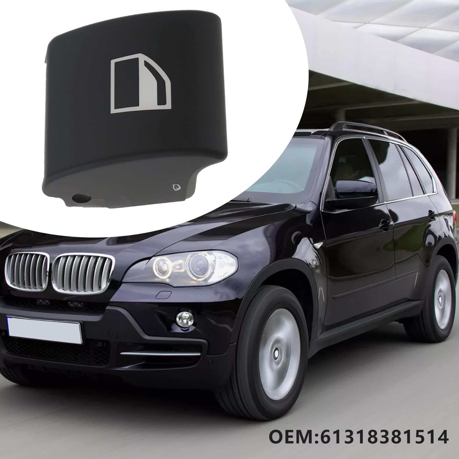4 pulsanti di ricambio per alzacristalli auto 61318381514 compatibile con BMW X5 E53 compatibile con BMW Serie 3 E46 E90