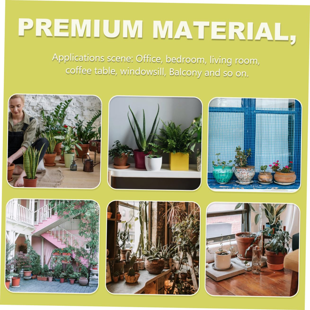 DOITOOL 5ensembles Lot de Pots de Fleurs Plastique pour Pépinière Godets Transparents pour Plantes et Semis avec Drainage et Aération