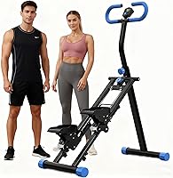 BSJBESTGYM Vertical Climber Stair Stepper Machine - Adjustable Handlebar, Low-Impact Full Body Home Workout for Men Women