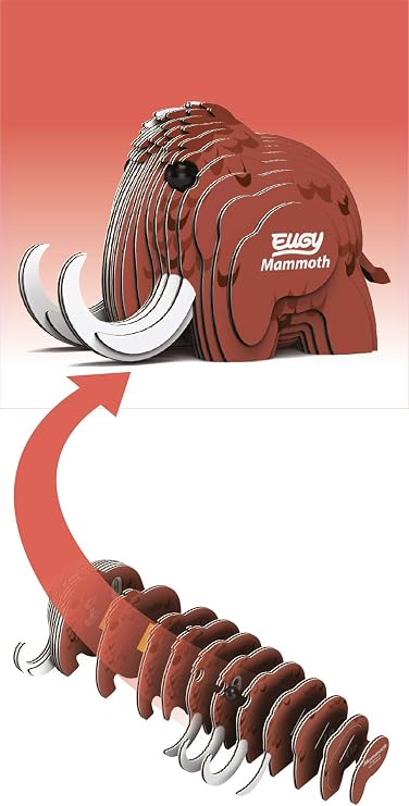 EUGY 3D Mammoth Model Craft Kit
