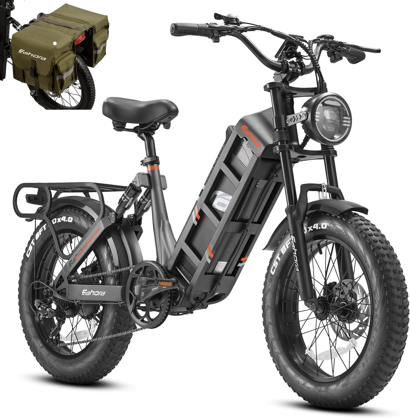 eAhora Juliet 1000W Electric Bike for Adults 48V 60Ah Long
