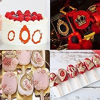 Vista 8 de Roses Mold Flower Silicone Cake Molds Chocolate Sugarcraft Decorating Fondant Fimo Tools 4 Size Pink 2 Piece