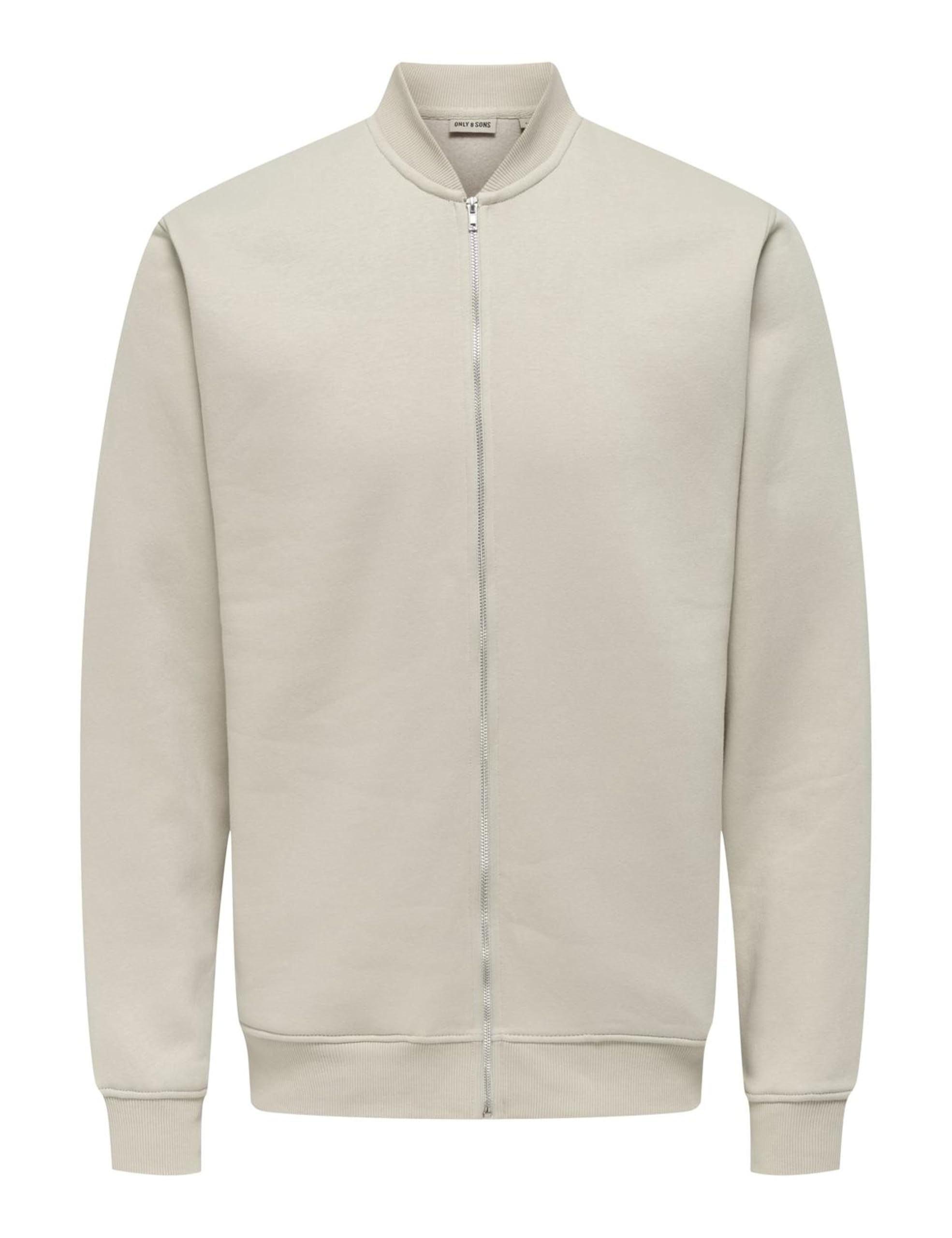 ONLY & SONS Onsceres Reg Zip Bomber Jacket, Silver Lining, L