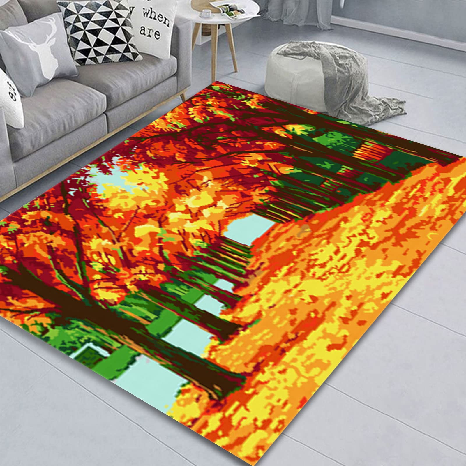 ZIVER Latch Hook Kits For Adults,Latch Hook Rug Shaped Carpet Latch Hook Kits,Rug Making Kit For Adults,Latch Hook Rug Making DIY Tools Kit For Home Decoration.