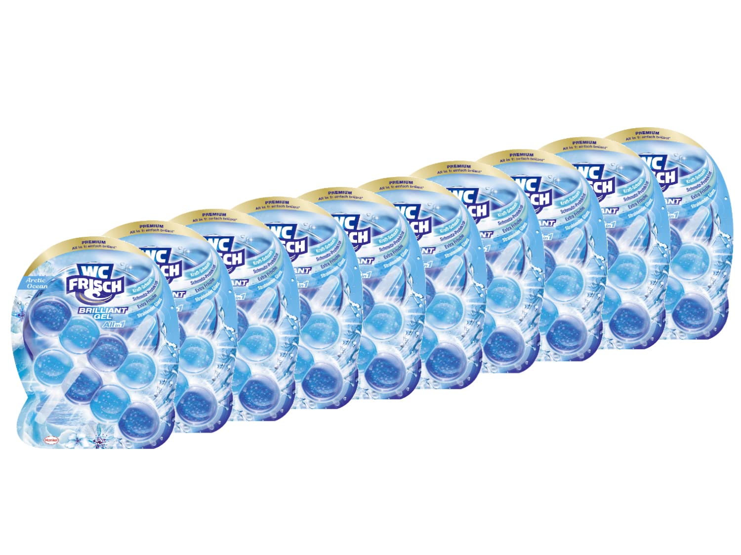 WC FRISCH Premium Brillant Gel Arctic Ocean 10er Pack (20 x 42 g)