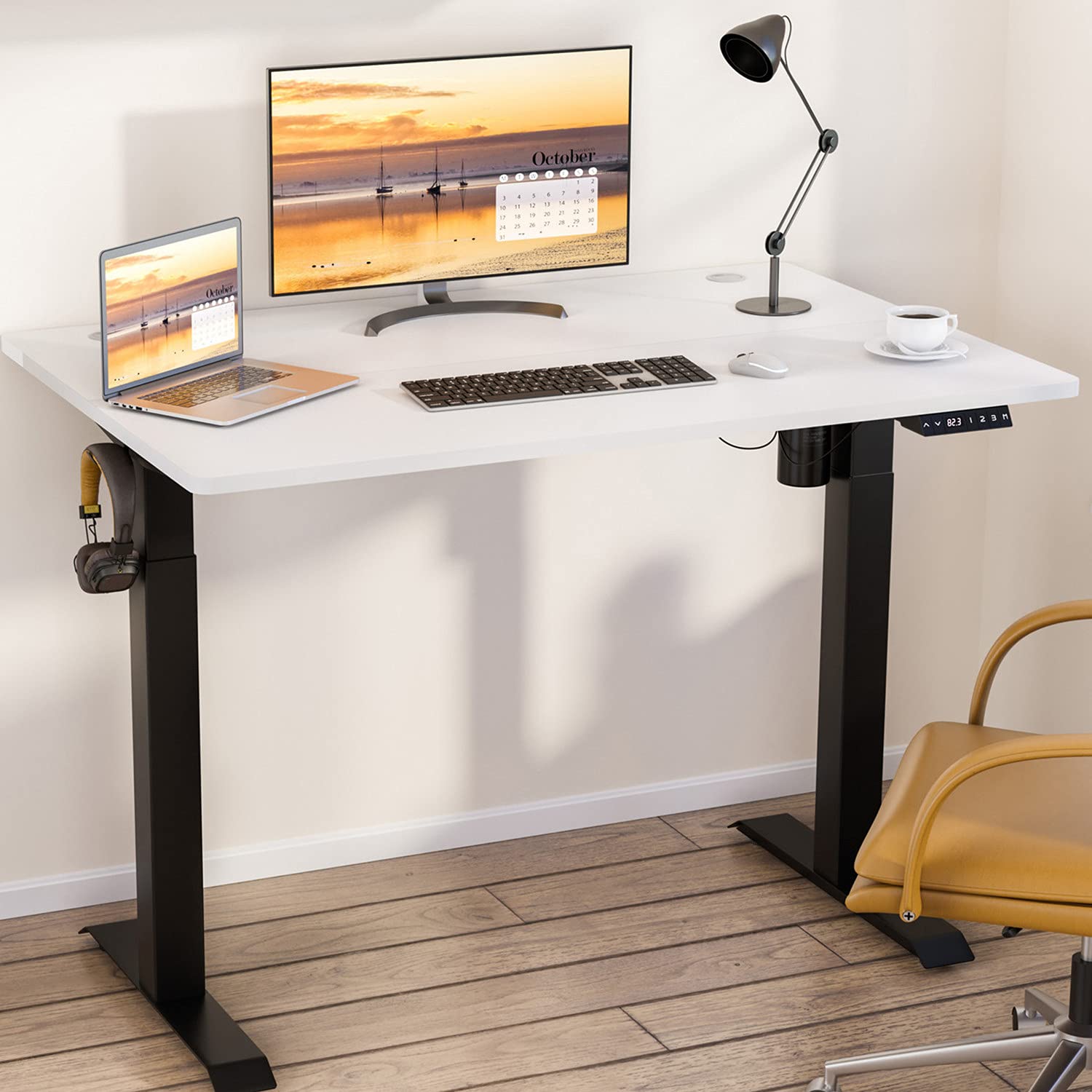 Buy Meilocar Height Adjustable Electric Standing Desk, Sit Stand