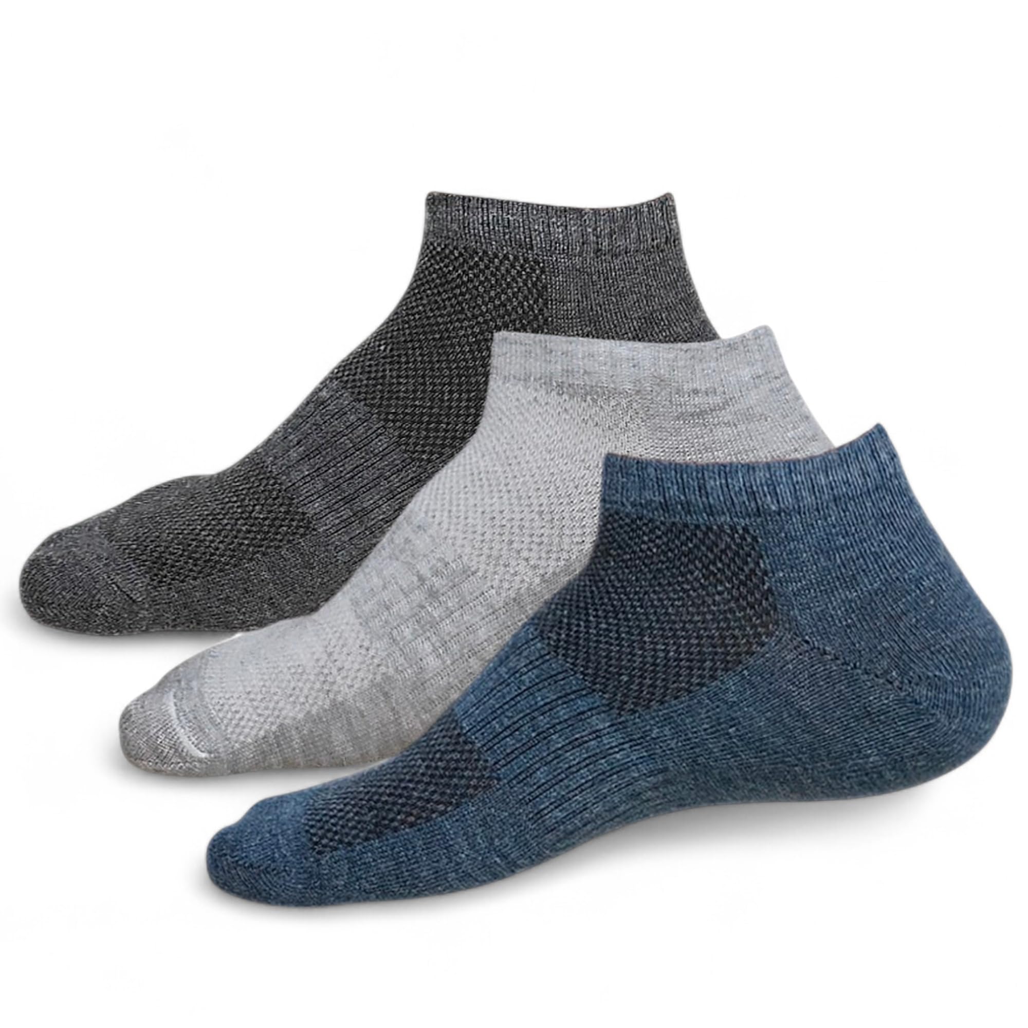 Ankle Socks for Men & Women (Unisex) - Made with Soft, Breathable & Durable Cotton, Anti Odour, Multicoloured - Free Size - suitable for Sports, Gym and Daily use-image-12