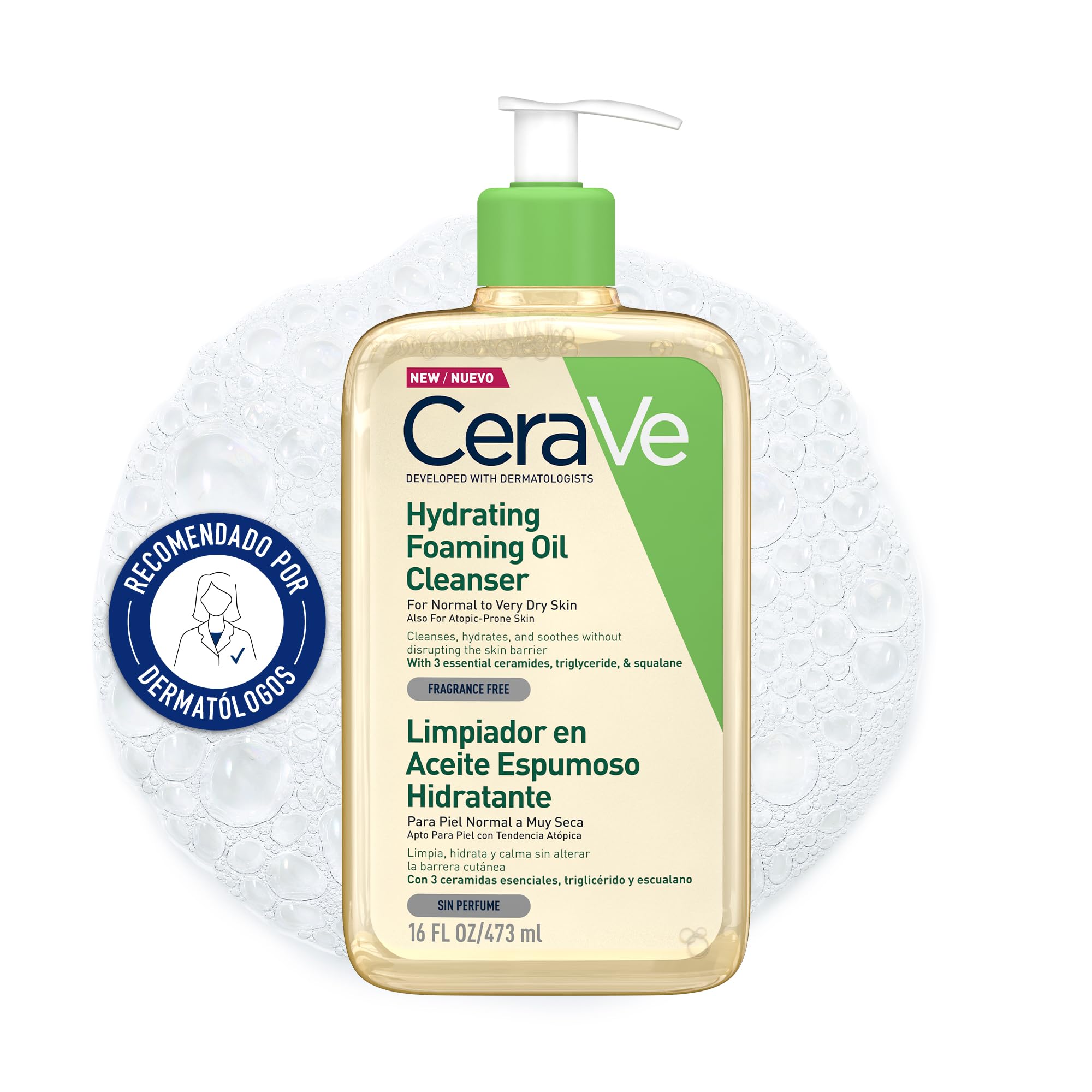 Cerave Hydrating Oil Cleanser 473 Ml