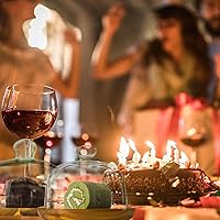 Vista 7 de Paquete de 2 soportes de madera para pasteles con cúpula de vidrio, soporte pequeño para pasteles de 6.1 pulgadas con tapa, bandeja de servidor