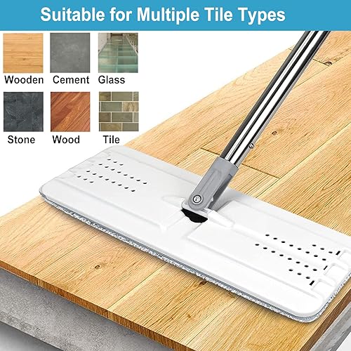 Miniatura 3 de Paquete de 8 almohadillas de repuesto de microfibra para trapeador, cabezales de repuesto para trapeador de pulverización de 13 x 4.7 pulgadas para