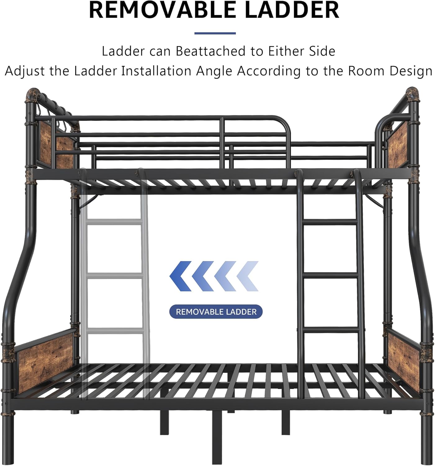 Reversible ladder feature of the Jocoevol Bunk Bed