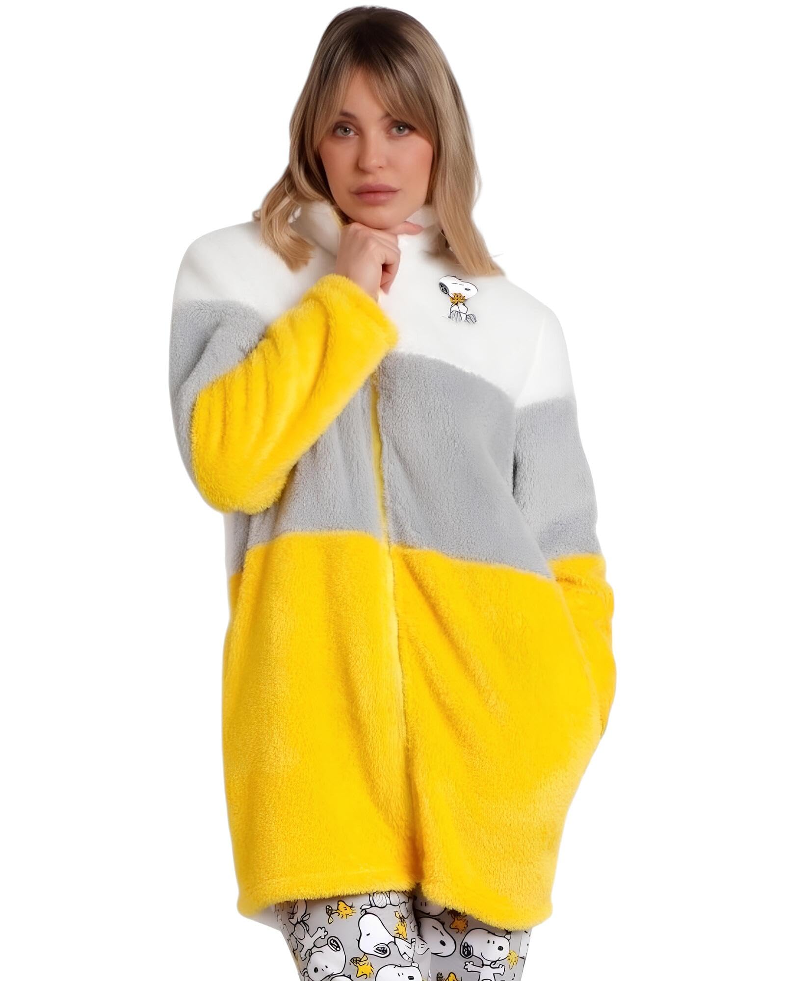 PEANUTS Snoopy Funny - Vestaglia a maniche lunghe, da donna