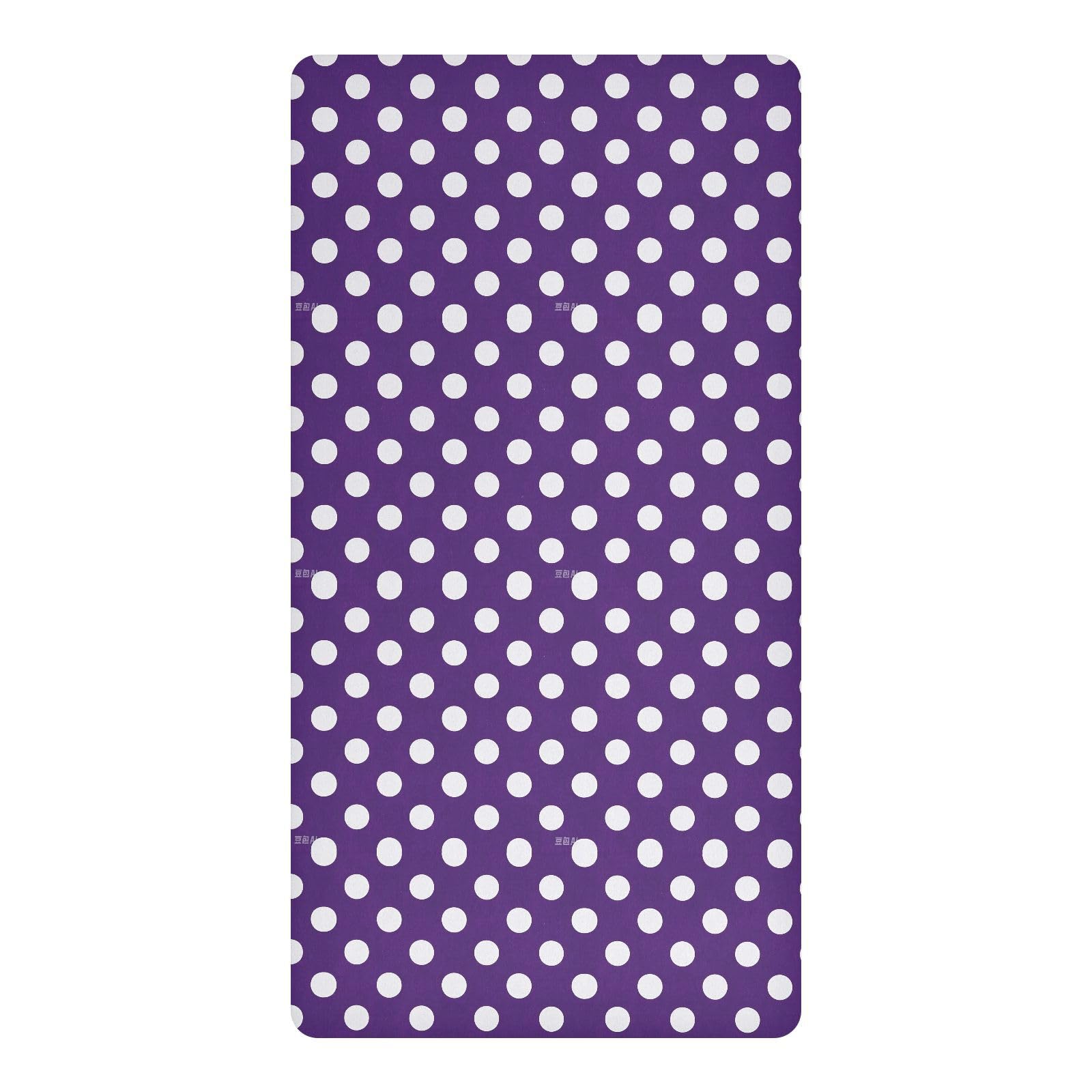 Parure de lit imperméable pour berceau 132x71 violet drap housse bébé