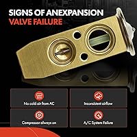 Vista 5 de A-Premium Válvula de expansión A/C compatible con Chevrolet Aveo 2004-2011, Aveo5 2006-2011, Corsa 2002-2008, Tornado 2004-2009 y Pontiac G3 Wave