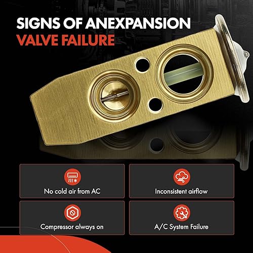 Miniatura 5 de A-Premium Válvula de expansión A/C compatible con Chevrolet Aveo 2004-2011, Aveo5 2006-2011, Corsa 2002-2008, Tornado 2004-2009 y Pontiac G3 Wave