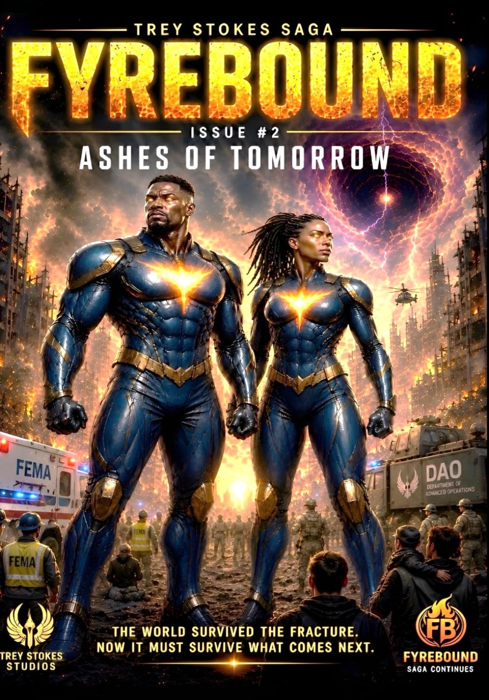FyreBound: Issue #2 – Ashes of Tomorrow (FyreBound Saga)
