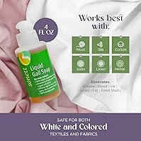 Vista 2 de Sonett Jabón líquido orgánico tradicional quitamanchas líquido, altamente eficaz contra marcas causadas por tinta, sangre, grasa y fruta, 4 onzas
