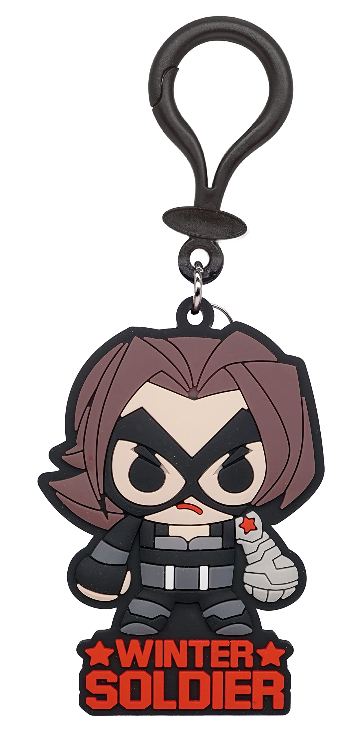 Clip sac Winter Soldier Marvel anti-rayures pour clés et bagages