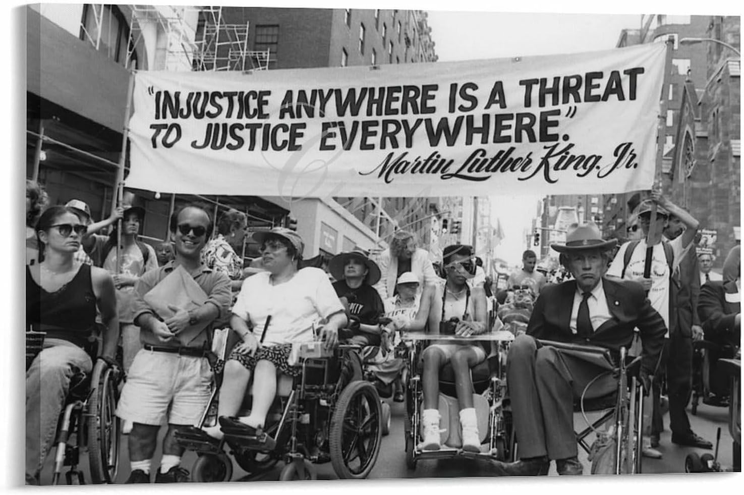 Amazon.com: Social Justice Disability Rights Human Rights Poster Black ...