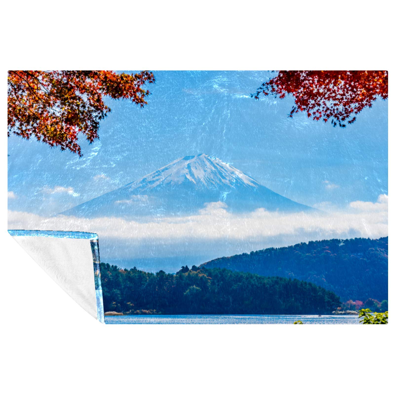 Couverture douce pour lit Fuji contre le froid sur votre canape