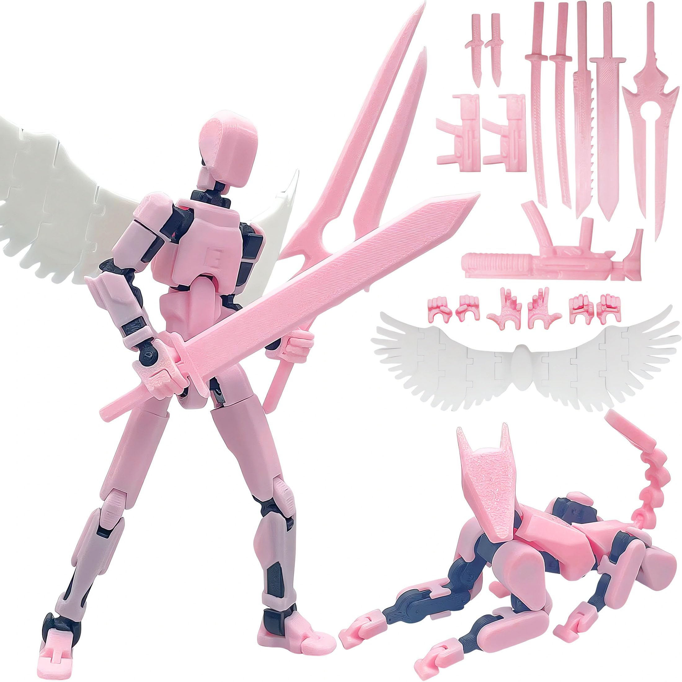 Amazon.com: masijssa T13 3D Action Figures Set Titan 13 Action