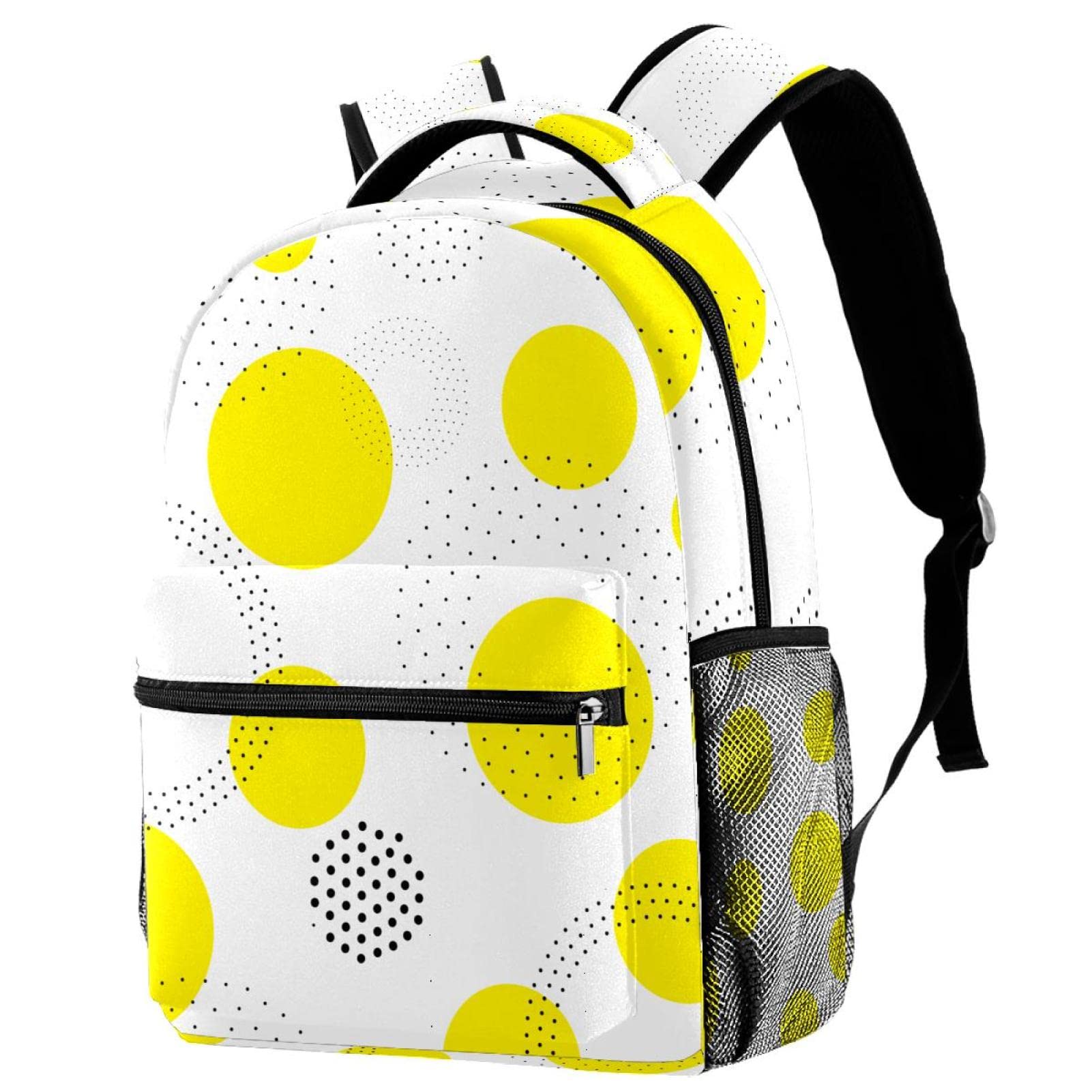 Sac à dos texture de points ultra léger pour livres d'école