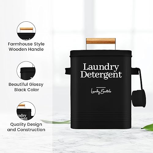 Miniatura 2 de Moderno contenedor de detergente para ropa de granja para decoración y accesorios de lavandería, contenedor de cápsulas de metal para decoración de