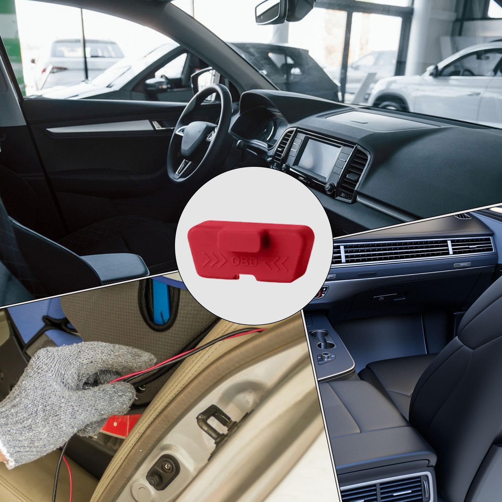 Coperchio della porta OBD: tappo protettivo nero, polimero resistente al calore, profilo basso senza cuciture antiscivolo. Installazione semplice e senza attrezzi per un accesso