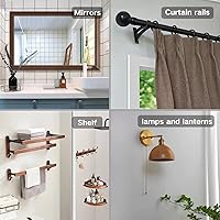 Vista 5 de Kit de anclajes y tornillos para paneles de yeso, 142 piezas, anclajes de pared y tornillos para paneles de yeso, incluye 5 tamaños diferentes