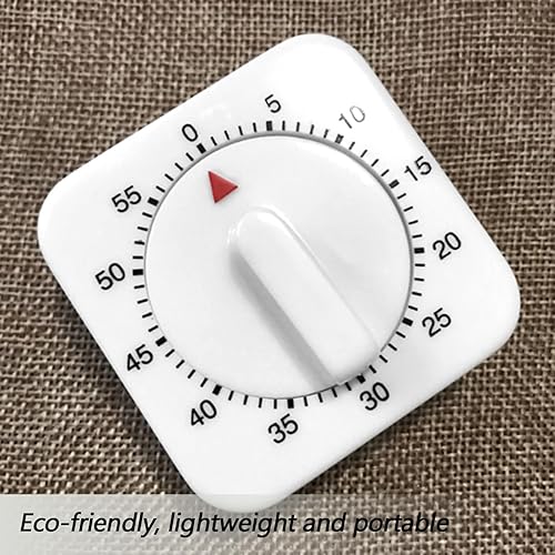 Miniatura 7 de Temporizador mecánico de cocina, temporizador de cuenta regresiva de 60 minutos, no requiere pilas, herramientas de preparación de alimentos para la