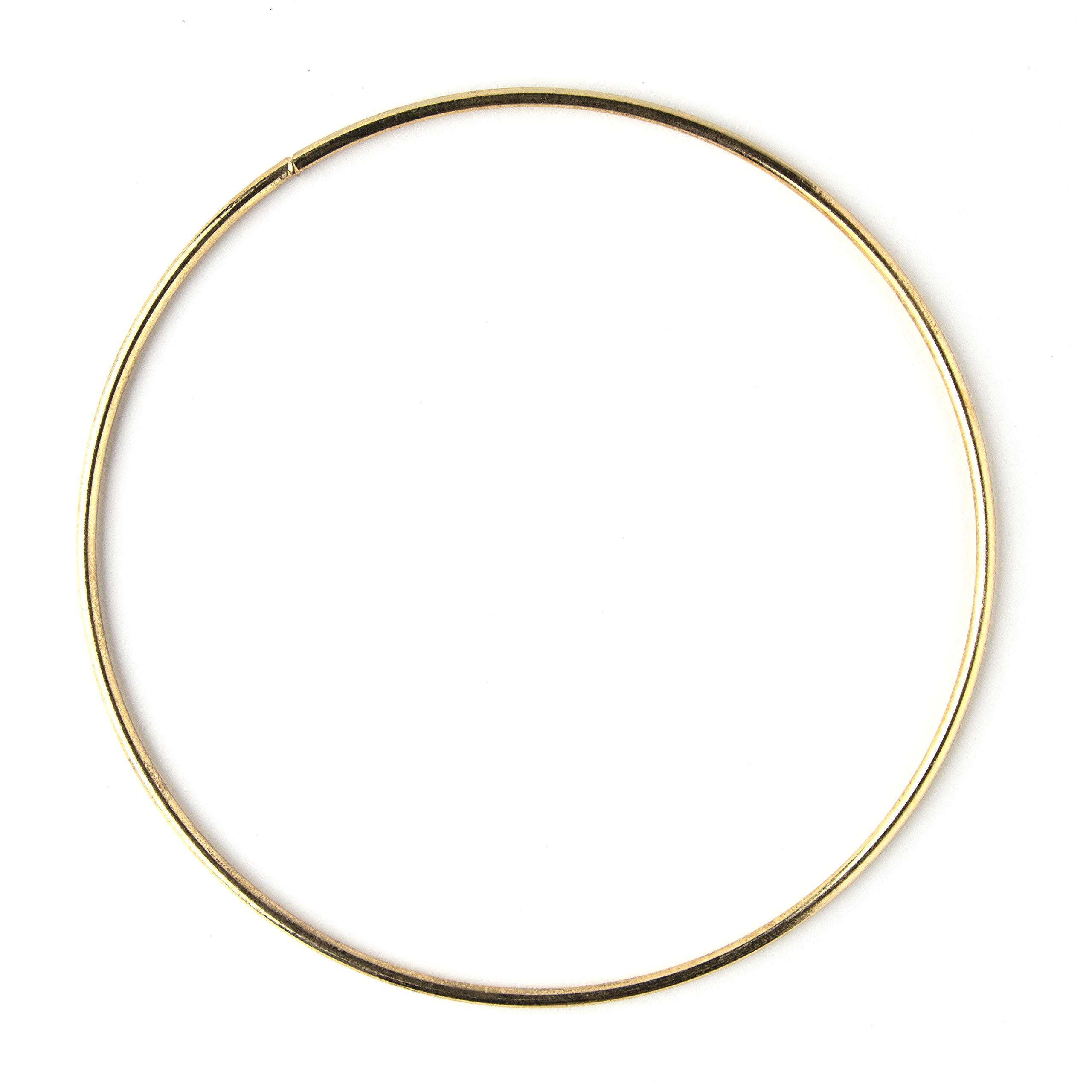 Cousin DIY Gold Metal, 10 inch Diameter Craft and Macrame Ring