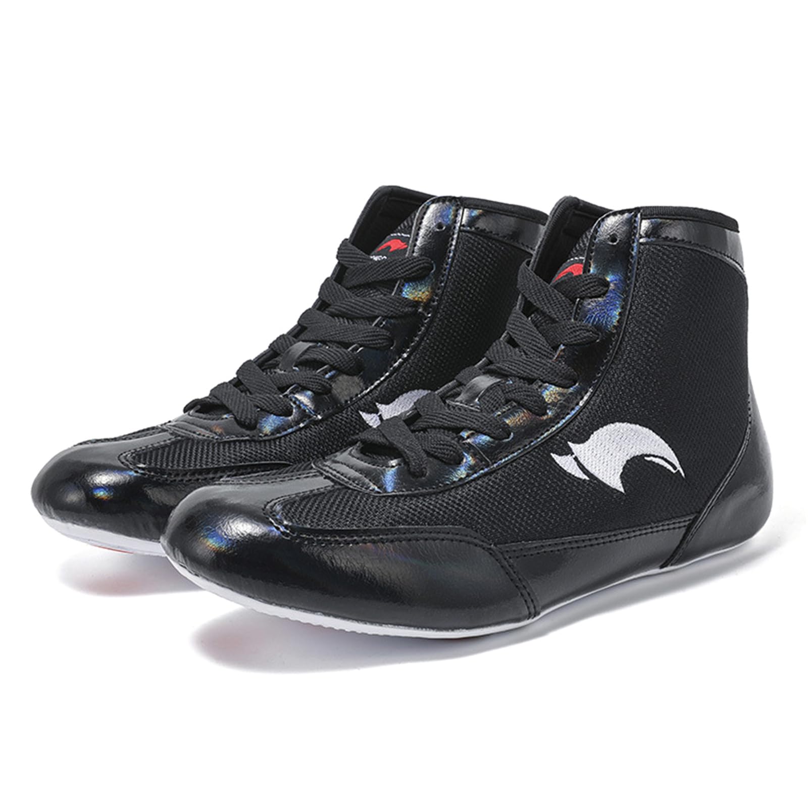Scarpe da Boxe Uomo Donna Sneaker da Allenamento per Wrestling Stivali da Fitness A Piedi Nudi con Fondo Morbido