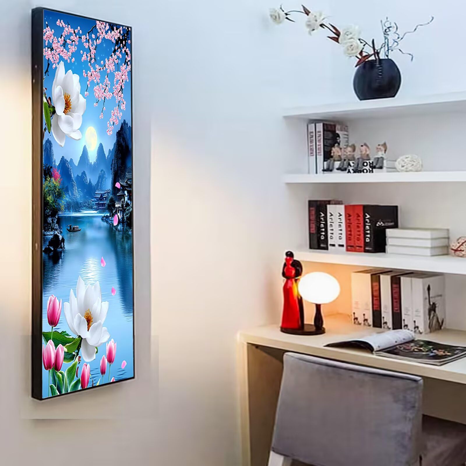 Diamond Painting paesaggio, Diamond Painting Kit Completo, 40x150cm qw2-43
