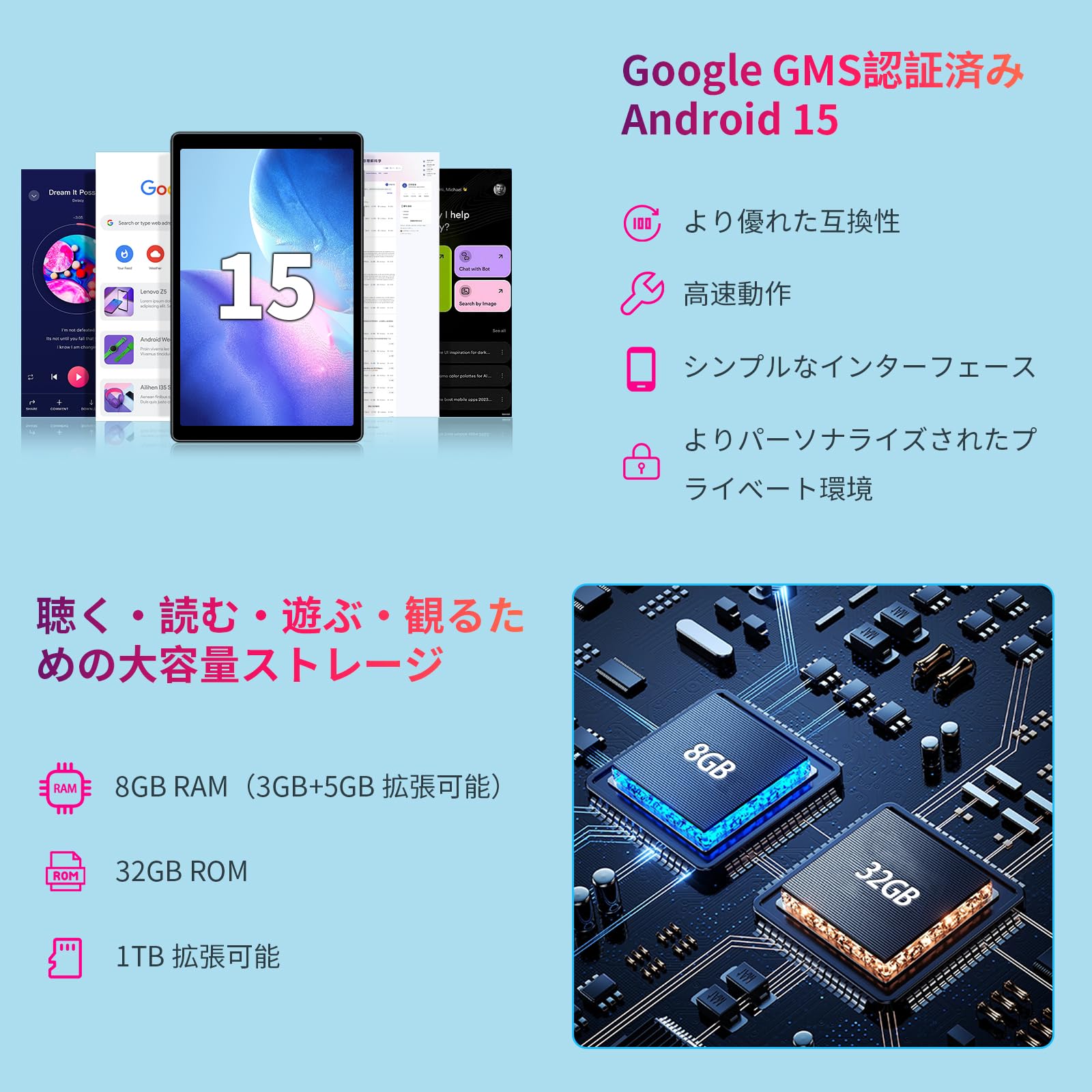 新品動作確認！Android15 M10 TOUCH 10 plusタブレット Amazon.co.jp