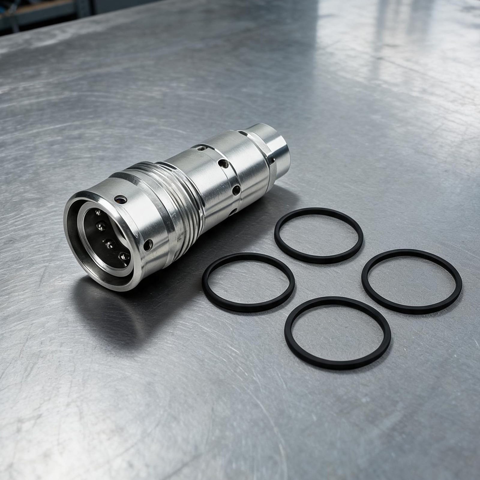 Hydraulik für schnellkupplung für Ford für New für holland 2810 Dichtung Metall für schnellkupplung Hydraulik für Traktor Rostschutz Einhand für schnellkupplung für Landwirte Feldarbeit Zeitersparnis | Metall-Doppelring, verhindert Schlamm, stoppt Öllecks