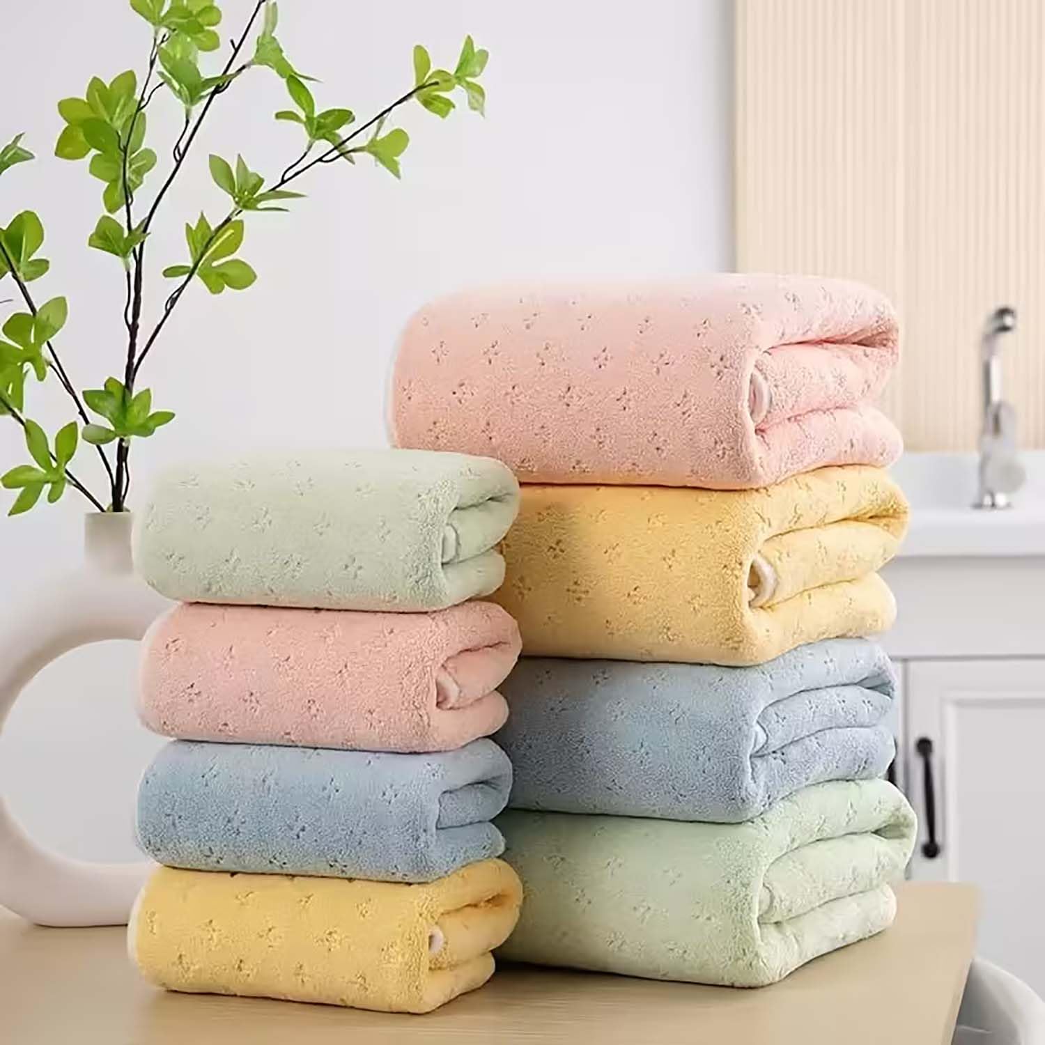 Microfiber Hand Towels - Set of 4, Super Soft & Quick Dry -9 Microfiber Hand Towels - Set of 4, Super Soft & Quick Dry -9