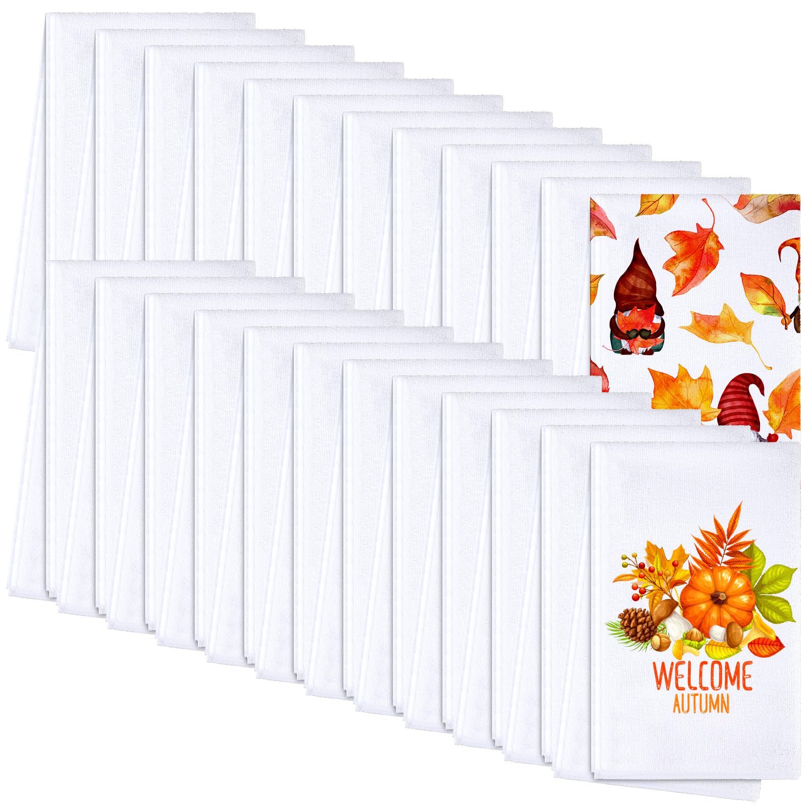 Serviettes vierges en microfibre anti-trace pour essuyer la vaisselle et nettoyer la cuisine