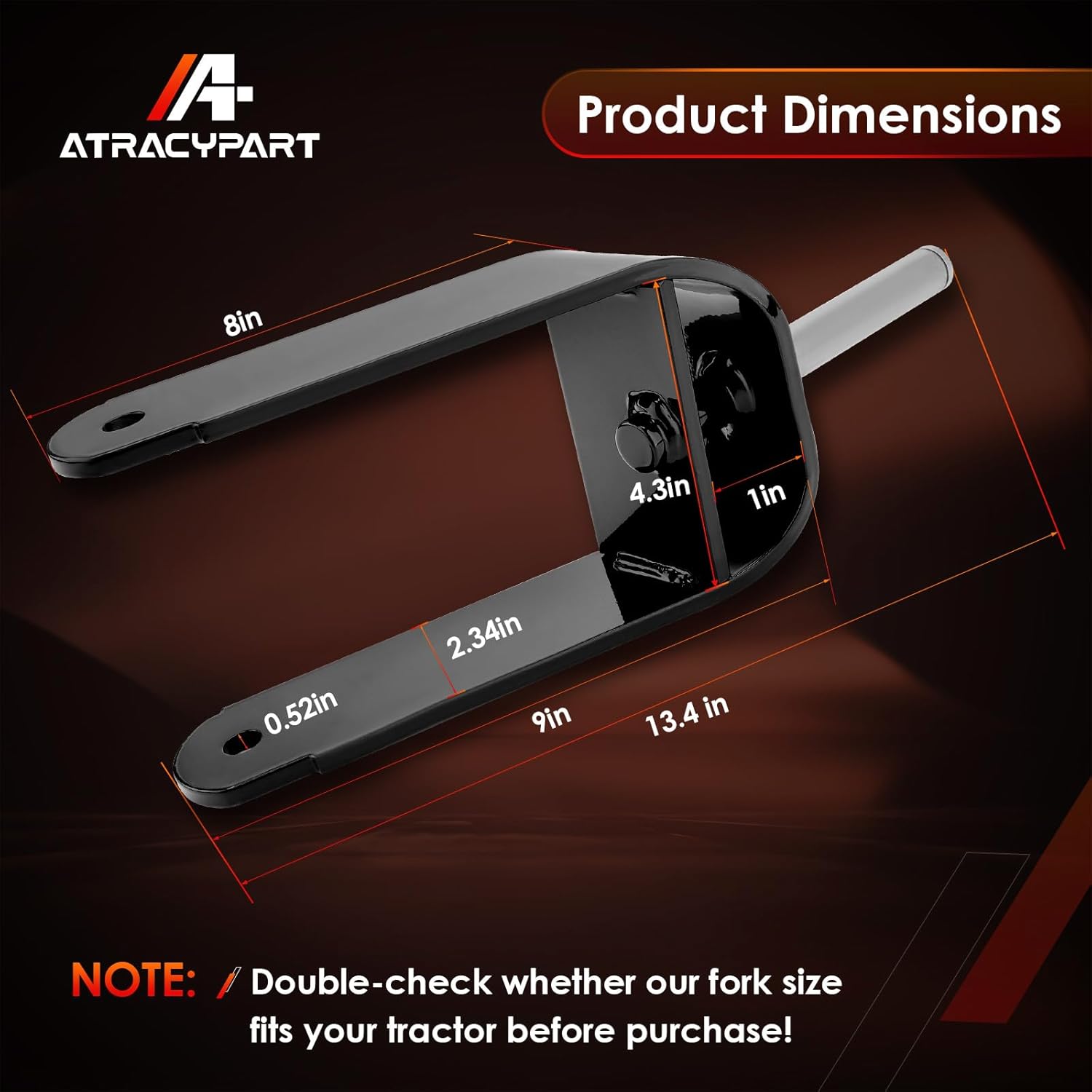 ATRACYPART Caster Fork Assembly, Compatible with Toro TimeCutter 743 744 Series, 38 42 44 48 53 inch, Zero Turn Mower Lawn Tractor, Replaces# 110-6581-01 Black
