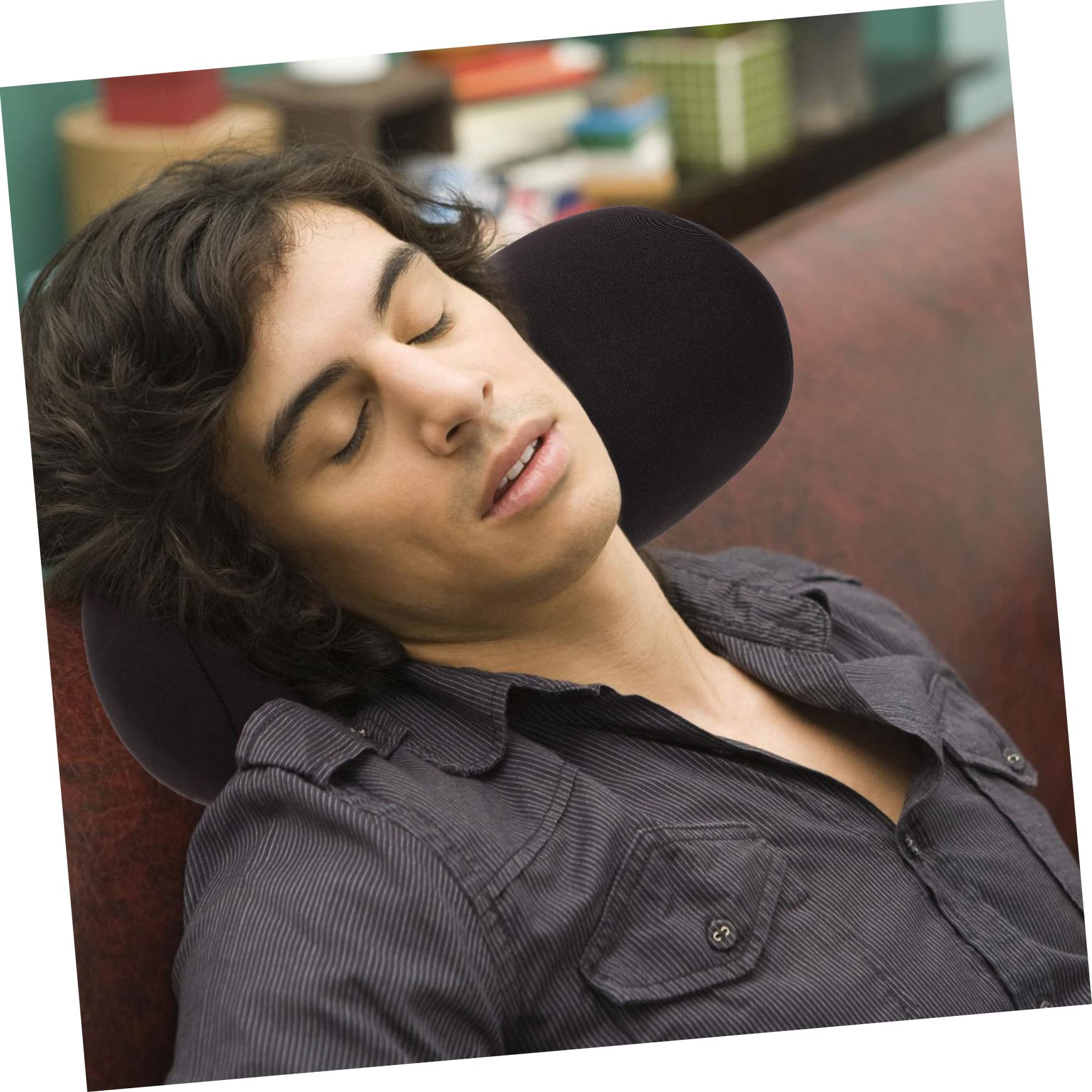 Ciieeo 2 Piezas Almohada para el Cuello y la Cintura reposacabezas del Coche Almohada de Apoyo para el Cuello Almohadas Almohada cilíndrica Accesorio para Dormir Cilindro