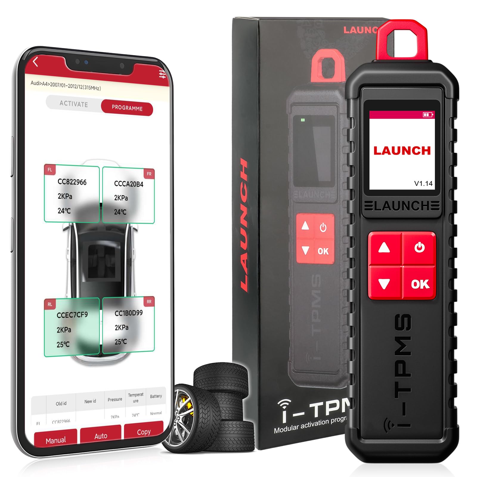 Amazon.com: LAUNCH X431 i-TPMS Tire Pressure Detector Tool,Upgrade