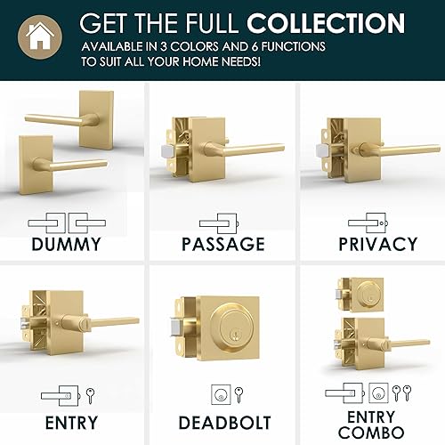 Miniatura 8 de Mega Handles Glamour - Manija falsa para armario o puertas francesas, manijas de puerta de un solo lado, sin giro, se adapta a todos los tamaños de