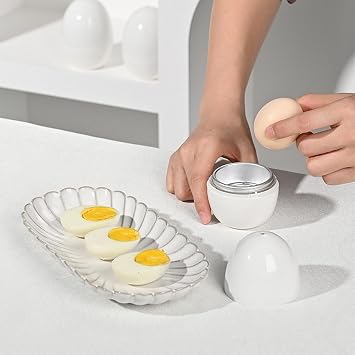 Microwave Egg Boiler - 1 Eggs Boiler Cooker Microwave Egg Steamer, Cooker Boiler Steamer Gadgets Cook Soft and Hard Boiled Egg, Poacher Boiler Cooker