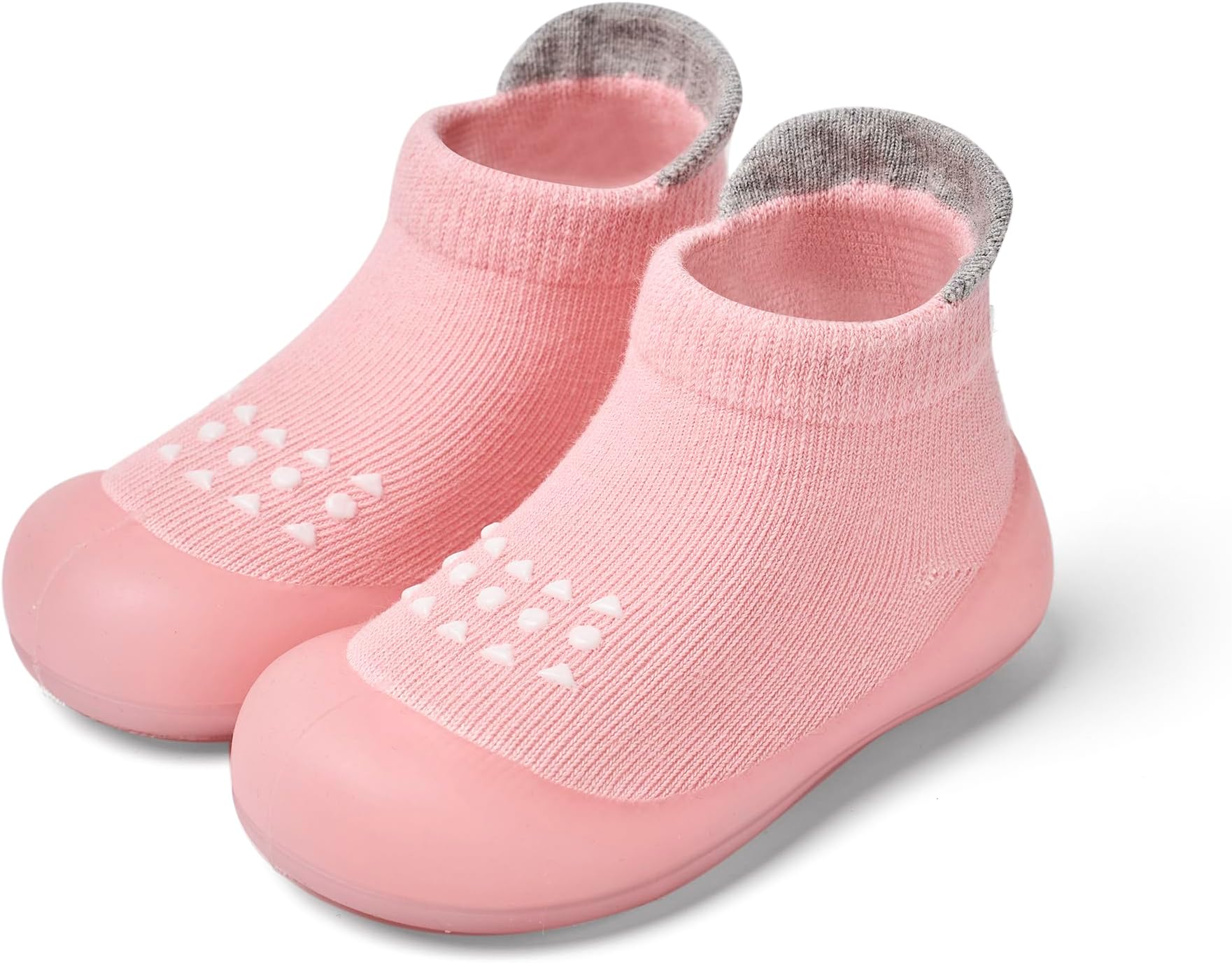 Baby Walking Sock Shoes Infant Non-Slip Breathable Slippers with Soft Rubber Sole Baby Boys Girls Sneakers