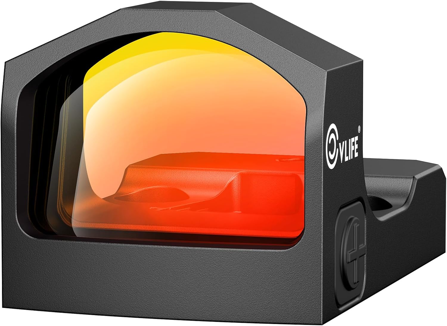 CVLIFE WolfCloak Motion Awake Red Dot Sight for RMR Footprint, 2 MOA Reflex Sight for Full-Sized Pistols, 1500G Shockproof Optics Scope with 0.33″ Low Profile, Adapter for Glock MOS and 21mm Picatinny