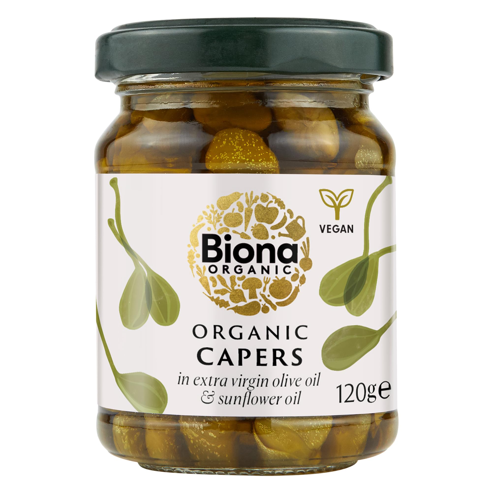 Biona Organic Capers 120g Pack of 6