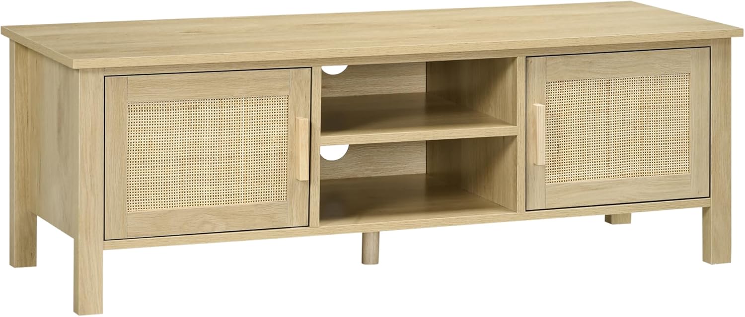 Boho TV Stand for 60 Inch Television, Entertainment